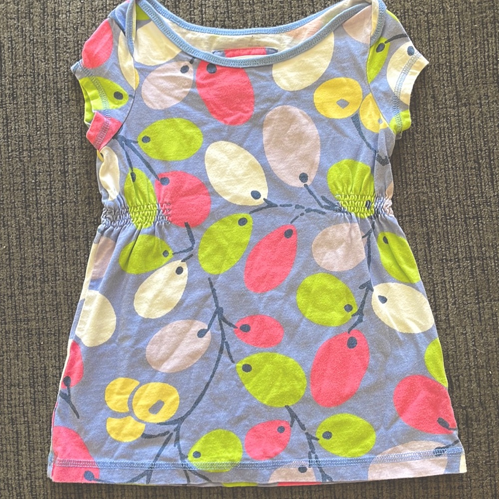 Mini BODEN Colorful Cotton Dress SZ 2-3.